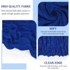 2 Pack 120 Inch Royal Blue Cheesecloth Table Runner Boho