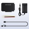ULXUUUN Hard Drive Reader USB 3.0 to SATA IDE Adapter，IDE