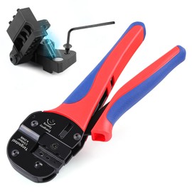 Yangoutool Solar Crimping Tool YG-2546B for AWG 14-10(2.5/4/6.0mm2) PV Connectors - Solar Panel Wiring Crimper with Positioning Placement Bracket