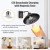 Brightown E26 Rechargeable Light Bulb with Remote Timer and 3