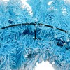 Pre-Lit Flocked Pine Artificial Christmas Wreath - 24" - Sky