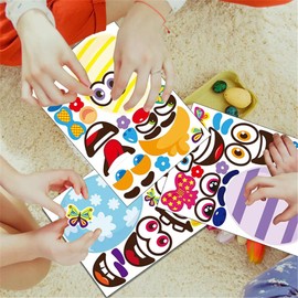 Rifuli # Ostern Kinderspielzeug DIY Aufkleber Geschenkaufkleber Party Osterei Aufkleber (Hot Pink, One Size)