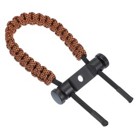 MECCANIXITY Archery Bow Wrist Sling 15.75 Inch 550 Paracord Strap Compound Bow Stabilizer & Hand Loop Carrier Bow Stabilizer for Bow Hunting Shooting Leopard Print 1 Count