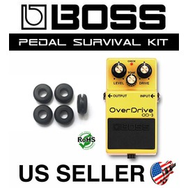 BOSS OD-3 Overdrive Guitar Pedal Grommet Rubber O-Ring Survival Kit (SET OF 5)