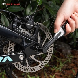 BIKE HAND Bicycle Torque Wrench Set, 1/4 inch (6.35 mm) Insertion Angle, 1 to 12 N·m, Portable, Compact, 10-bit Set Included, Made in Taiwan (YC-637+Bits)