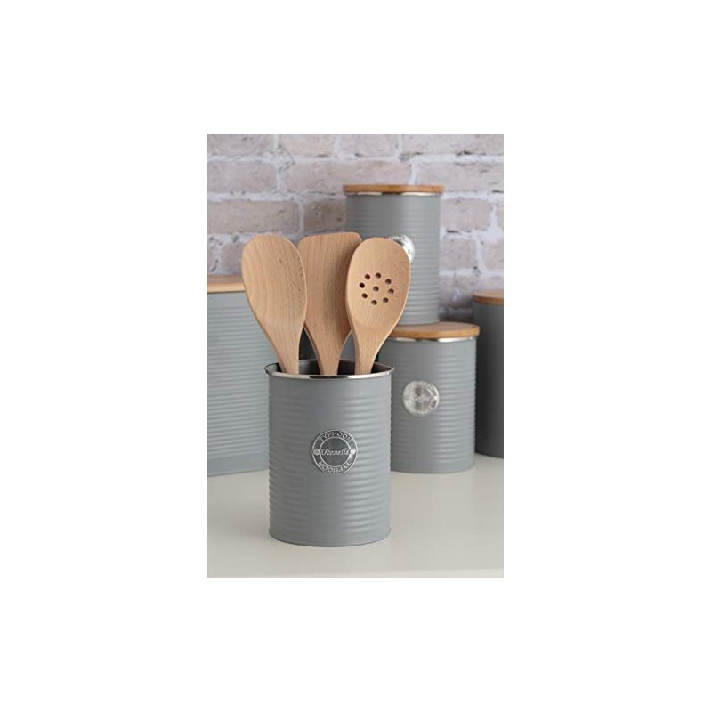 Typhoon Living Utensil Storage Pot, Grey, 15 x 12.5 cm