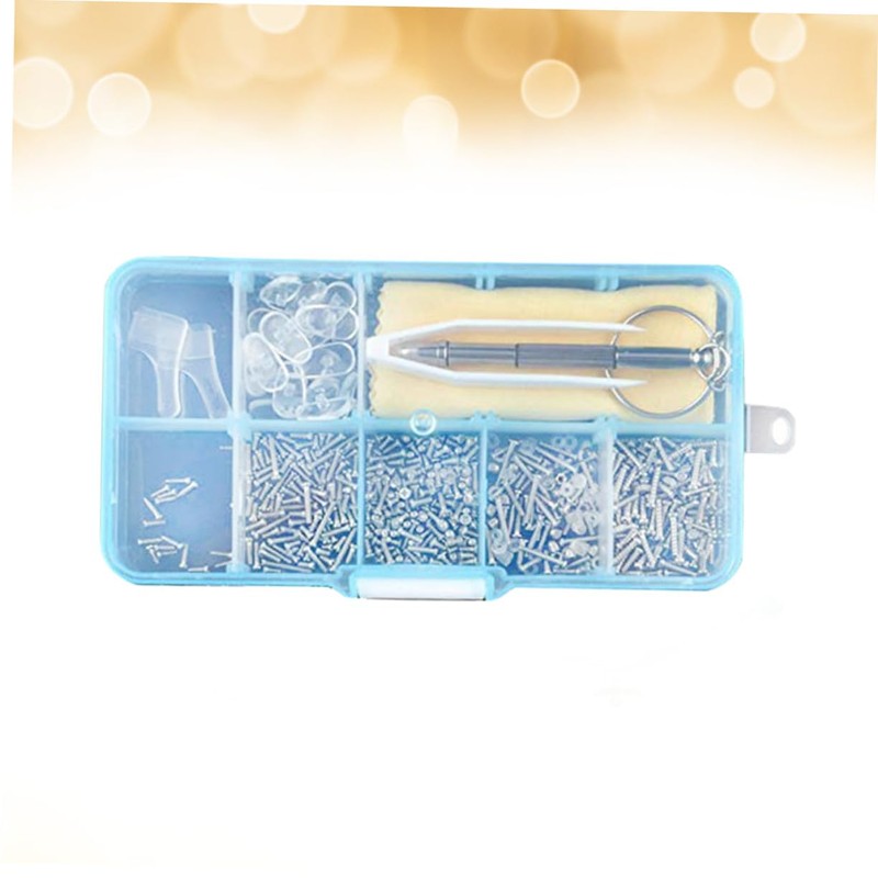 KOMBIUDA Self-repairing Glasses Kit Screws Eyewear Maintenance Tool All Glasses
