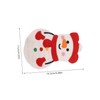 TEHAUX Christmas Snowman Embroidery Patches Unique Craft Appliques for Clothing