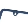 KA Depot New 4 Hole Matte Black Slim License Plate