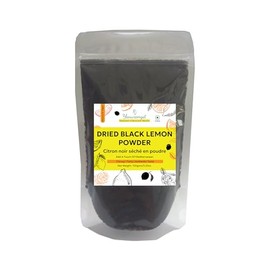 Yauvanya Black Lemon Powder - 100 gms, Mediterranean Seasoning for Marinades, Stews, Soups, Chutneys