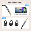 MOSWAG 3.5mm to 2.5mm Male Audio Cable Compatible with Bose