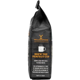 Yellowstone Bunkhouse Medium Roast Coffee,100% Arabica Ground Coffee, 36 oz.