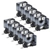 NineLeaf 10 Pack Compatible Industrial Tape Replacement for DYMO Rhino