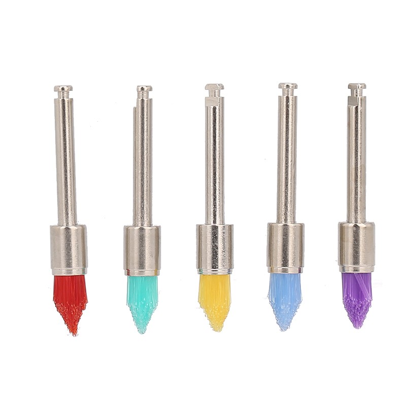 100Pcs Nylon Dental Teeth Polishing Brush Polisher Dental Supply with