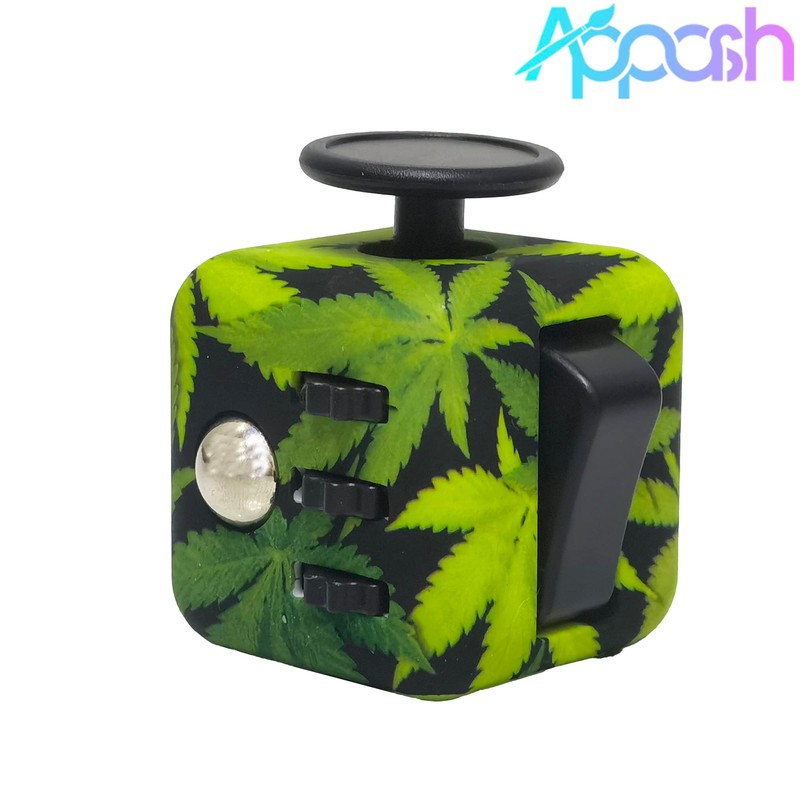 Appash Cube Fidget Toy Stress Anxiety Pressure Relieving Toy[Gift Idea](Leaves)