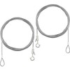 Set of 2 Picture Rails, Wires, Security Wire, Lanyards with