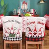 2 Pcs Christmas Chair Covers,Christmas Chair Back Covers Christmas Seat