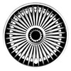 14 inch Wheel Covers for Iron Rim, 14" Black Hubcap