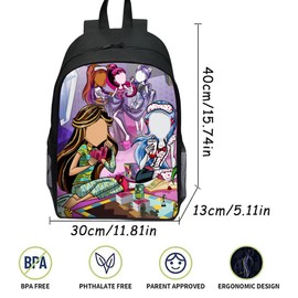 ZPSOSPZ Cartoon Monster Backpack, 3D Monster School Bag, Monster Kids School Bag, 3d Cartoon Schoolbag Suitable for School or Travel, Children's Back to School Gift Birthday Gift
