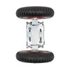 Rolling Gate Hardware Kit, 2Pcs 8 Inch Heavy-Duty Rubber Wheel,