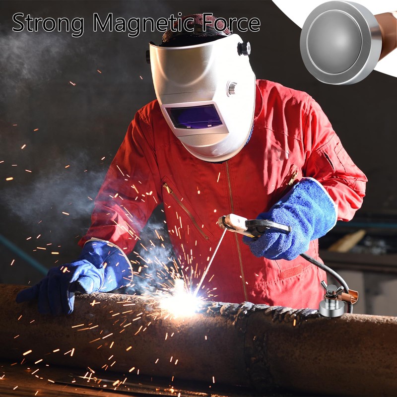 2 Pack Magnetic Welding Ground Clamp –2025 New Strong Welding