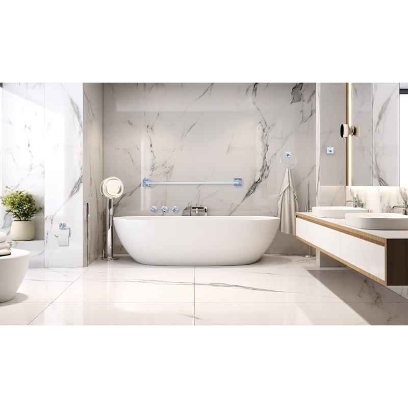 SENTO Bathtub and Shower 3 Handle Tub Trim Set For