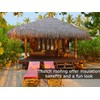 FOREVER BAMBOO Mexican Palm Thatch Runner Roll Straw Roof Duck
