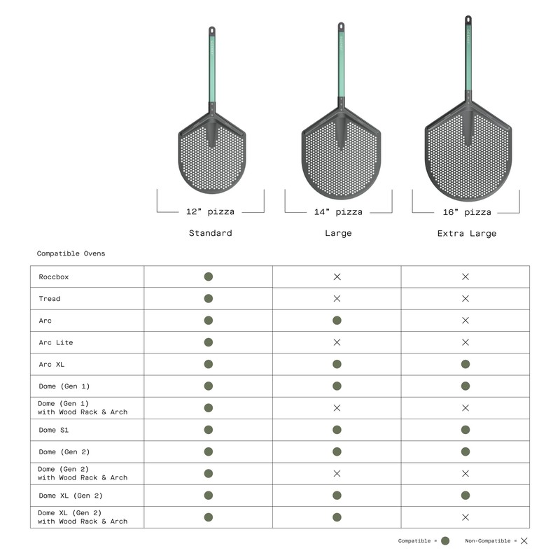 Gozney Pro Placement Peel for 12" Pizzas for Arc &