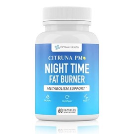 PM - Suplemento de pérdida de peso nocturno para hombres y mujeres, píldoras naturales de pérdida de peso infundidas con Ashwagandha, bálsamo de limón