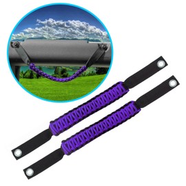 BubbasGarageTv - Paracord Grab Handles for 2021+ Ford Bronco (Purple)