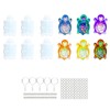 YRIHJIXQ 6Pcs Turtle Silicone Molds for Resin Crafting Epoxy Resin