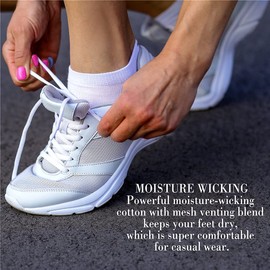 CHARMKING 8 Pairs Novelty Socks Ankle Socks for Women Non Slip Cotton Socks No Show Socks Classic Low Cut Casual Socks (Multicolor)