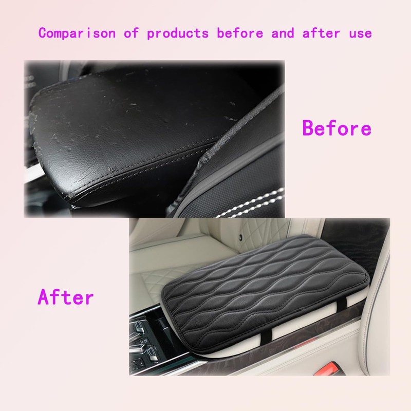Center Console Cover for Most Vehicles - Waterproof Armrest Pad