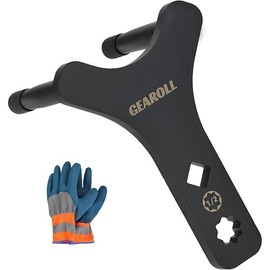 Lower Control Arm Prying Tool, Suspension Specialty Arm Lever Bushing Tool, Lower Ball Joint Pry, Control Arm Tool Suspension Arm Lever Compatible with 1/2" Drive Extension Breaker Bar