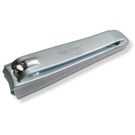 nippes Solingen Nagelknipser | Mit praktischem Nagelfang | Länge 8 cm | Fußnagel Knipser | Nagelpflege Knipser | Nagelknipser für dicke Nägel