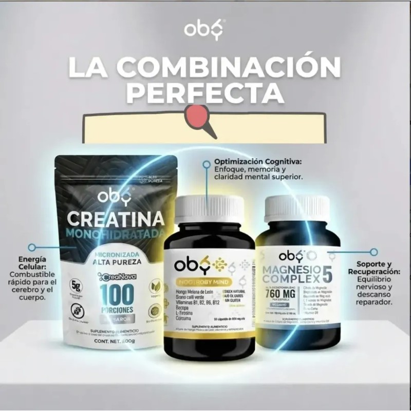 Nootropicos Neuroprotector Con Hongo Melena Leon, L Tirosina, Complejo Vitamina