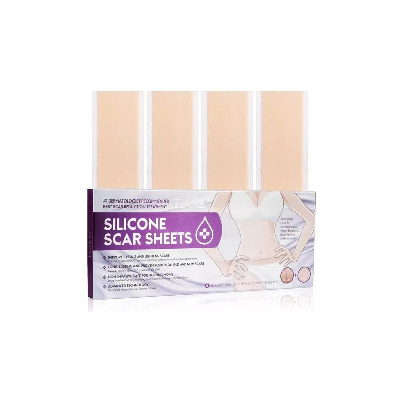 Kit Cicatrices Cirugías Cesárea Crema Y Parche Silicón