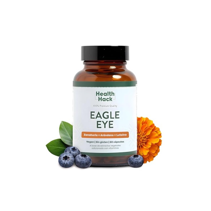 Eagle Vsion con Luteína, Zeaxantina, Vitamina E, Zanahoria Health Hack