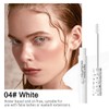 Waterproof White Eye lash Mawhitescara Long lasting Charming Voluminous Cruelty
