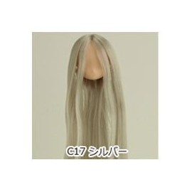 植毛ヘッド　11-01 ナチュラル　シルバー