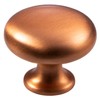 Gedotec DUKE Designer Furniture Knob Matt Copper for Drawers Elegant