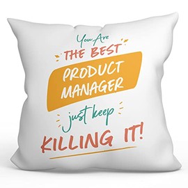MUGFFINS CojÃ­n 40x40 cm para Product Manager Mujer Relleno IncluÃ­do - En Englisch - You Are The Best Keep Killing it - 11 oz / 330 ml - Regalo original y divertido