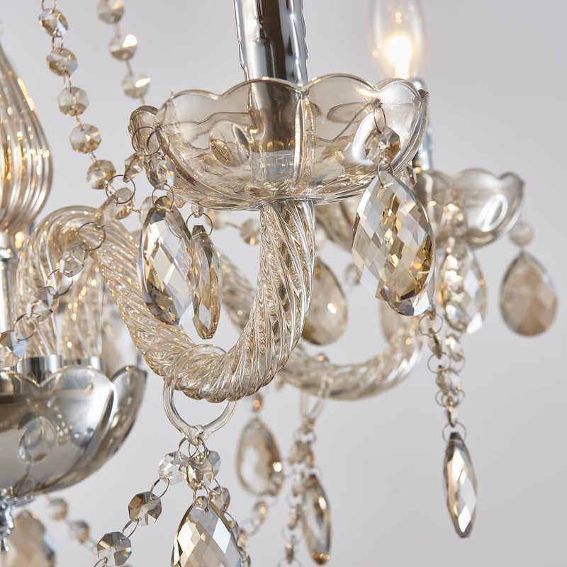 Saint Mossi 5 Light Modern K9 Crystal Chandelier for Dining