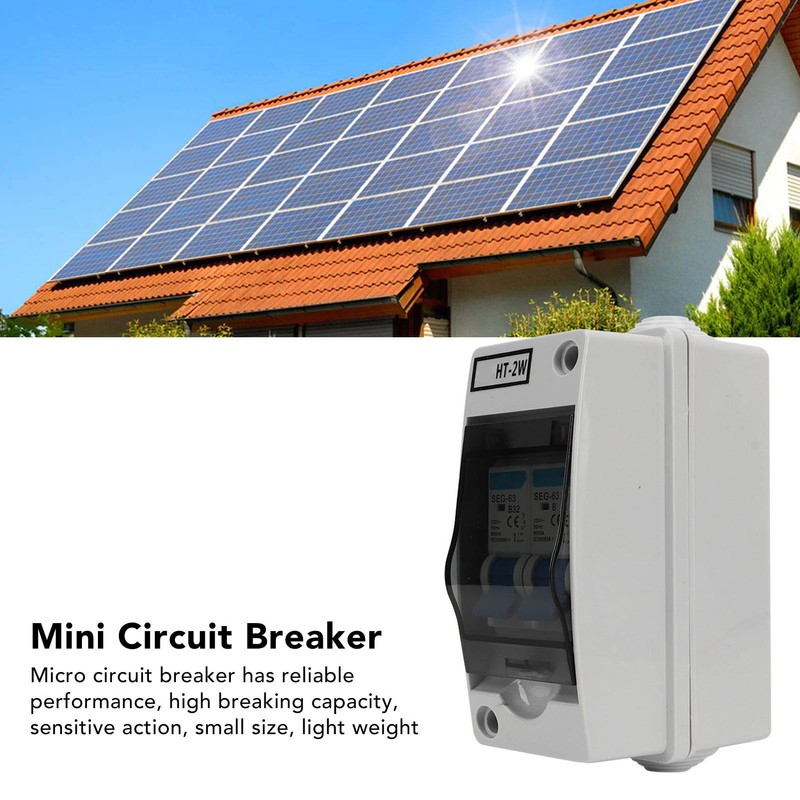Mini Circuit Breaker Outdoor Waterproof Miniature Distribution Box 230V 32A