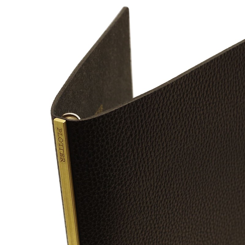 PLT Shrink 6 Hole Ring Leather Bible BK