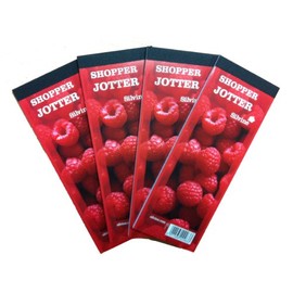 Silvine Slimline Shopping List Jotter Pads Pack of 4