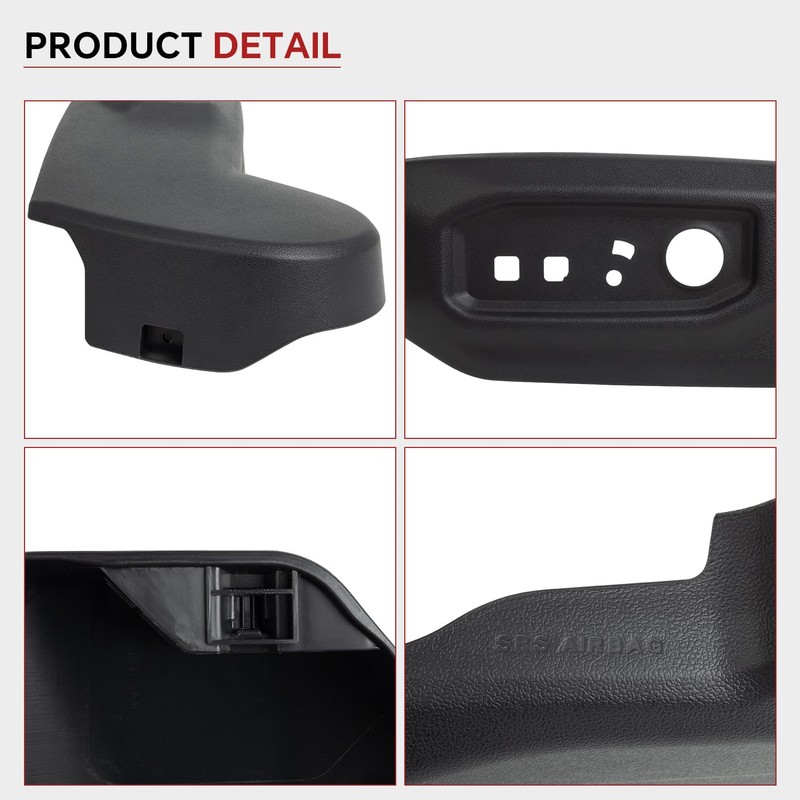 Left Side Seat Trim Panel Compatible with 2022-2026 Toyota Tundra