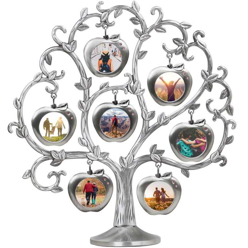 TRIXES Family Tree Photo Frame - Multi Picture Frame -