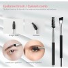 Brocha Doble Para Ceja Cepillo Pestañas 2 Cabezas Maquillaje