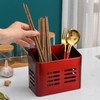Stainless Steel Cutlery Holder Vertical Dishes Drainer Chopsticks Drain Storage